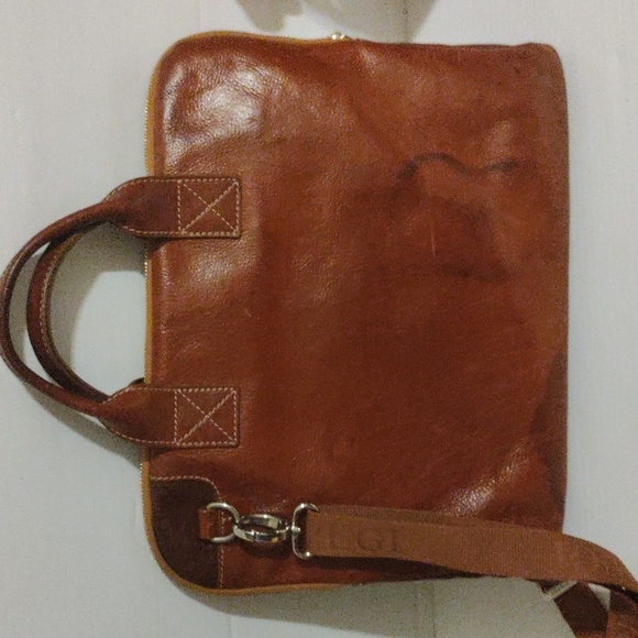 Authentic Chiarugi Genuine Leather Briefcase - Picture 3 of 14